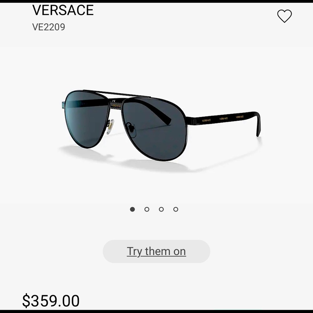 Authentic Versace Sunglasses